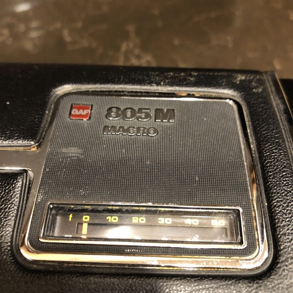 GAF 805 M Macro Movie Camera Super 8 Used‎ Video Equipment UNTESTED AS IS - Picture 4 of 9